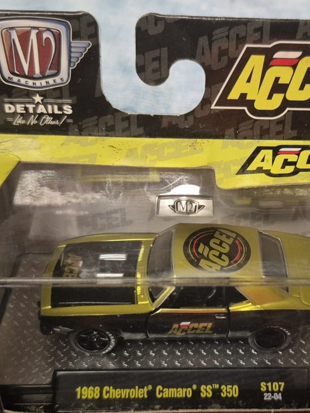 M2 Machines 1968 Chevrolet Camaro SS 350 Die-Cast Toy Car - Gold & Black